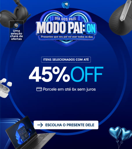 Ofertas de Dia dos Pais com produtos selecionados da Eletrônica Santana